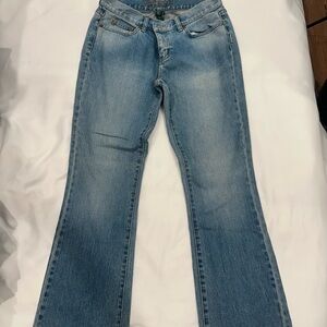 Lauren Ralph Lauren Light Blue Flare Jeans